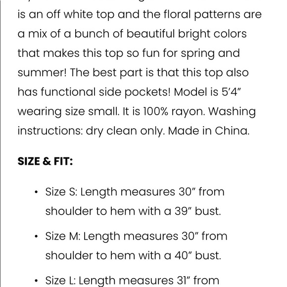 EZ BREEZY TUNIC TOP - Picture 8 of 8